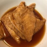 きつねうどんに❤油揚げの甘辛煮